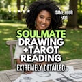 Same Day Soulmate Drawing and Tarot Reading -Draw My Soulmate -Future Husband Traits, Initials,Zodiac Insight,Psychic Love Reading,Same Hour