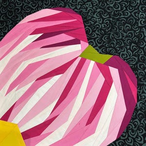 Foundation Paper Piecing Dogwood Petal FPP Dogwood Blossom Flower Quilt Pattern