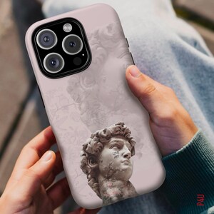 Collage phone case vintage style for iPhone 16, Samsung Galaxy Premium tough phone case