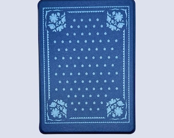 Blue Bandana - Kindle 11th & 12th Gen Paperwhite Case – Slim, Protective, Hand Strap, Magnetic Closure