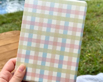 Cottage Gingham - Kindle 11th & 12th Gen Paperwhite Case – Slim, Protective, Hand Strap, Magnetic Closure