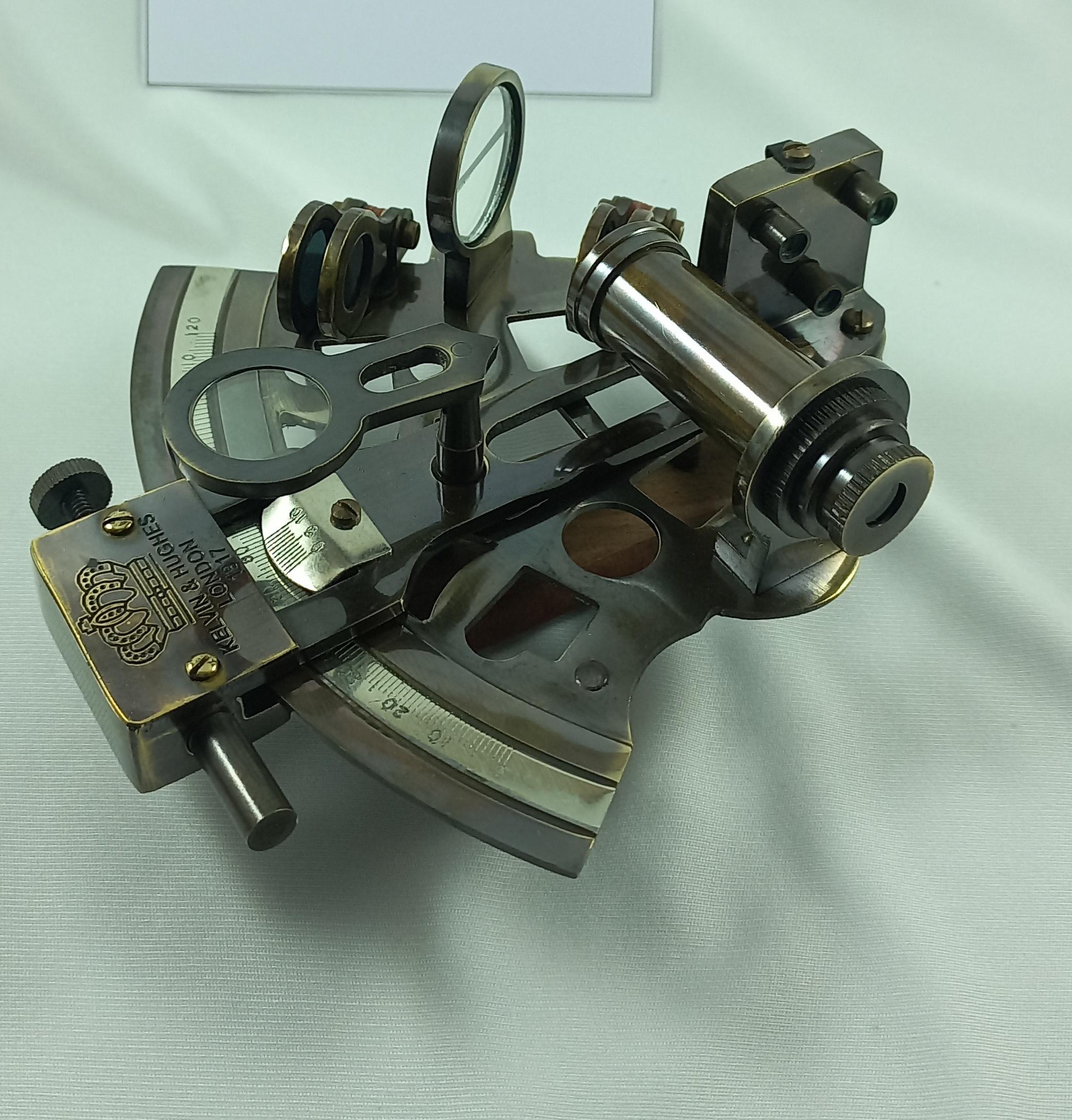Antique Sextant Kelvin Hughes 1917 – Maritime Navigation Replica