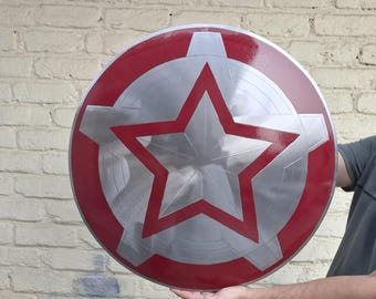 Red Guardian Shield Battle Super Hero Shield For Cosplay and Role play Gift