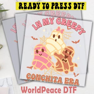 In My Creepy Conchita Era DTF Transfer, Spooky Ghost Art, Ready To Press, Heat Press Transfer, Direct To Film ,High Quality Print