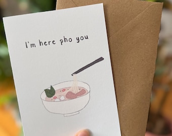 Pho Pun-kaart: ik ben er voor jou, comfort en ondersteuning