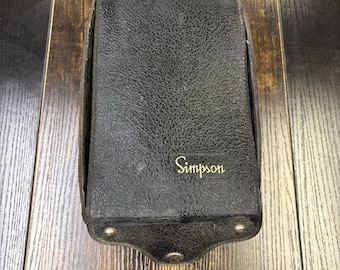 Simpson 260-serien 8-meters volt-OHM multimeter - med mjukt fodral. VINTAGE