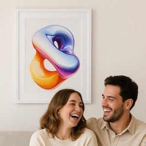 Arte de pared moderno y colorido
