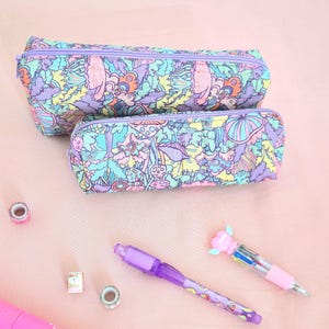 Handmade Quilted Pencil Case – Back to School Pen & Pencil Pouch, Made in London