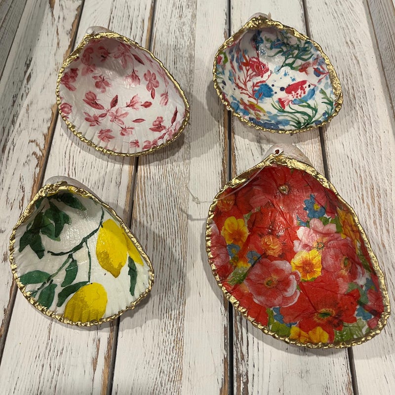 Mod Podged Shell Mod Podge - Etsy