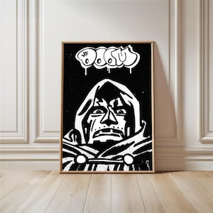 Retro MF Doom Poster