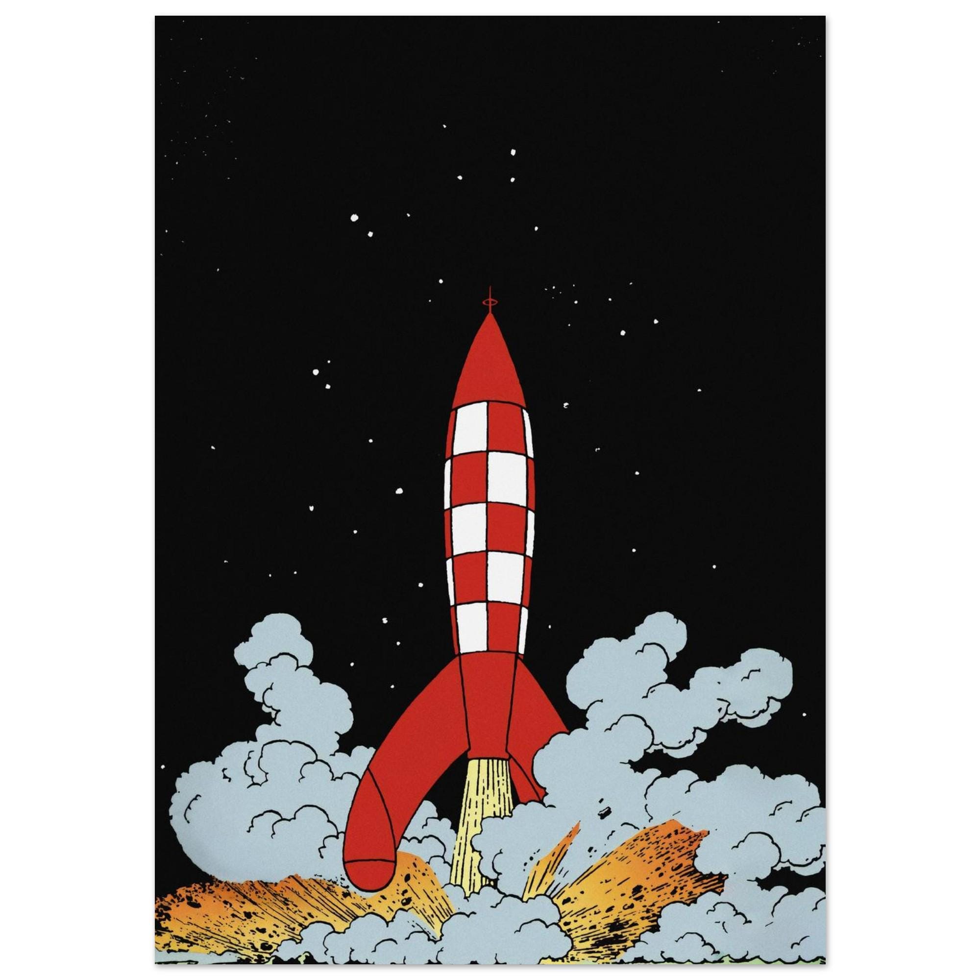 Tintin rocket - Etsy 日本