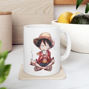 One Piece Coffee Mug - Premium Anime Mug Cartoon Style | Perfect Gift for Anime Fans