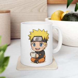 Naruto Coffee Mug - Premium Anime Mug Cartoon Style | Perfect Gift for Anime Fans