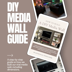 DIY Guide to Build Your Own Media Wall with Dimensions