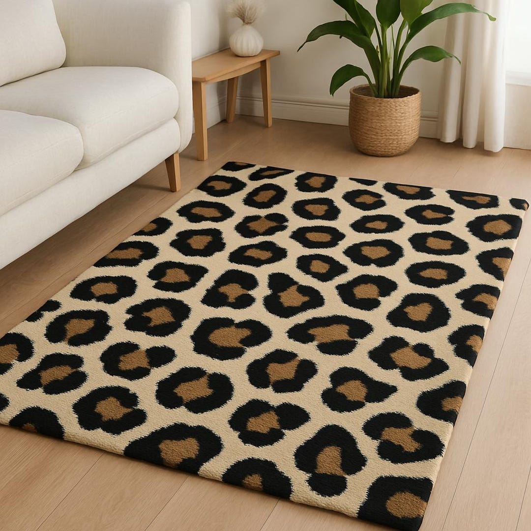Spot Rug Savannah Spot Rug | Black, Brown,beige |area| Contemporary|living Room ...