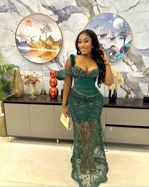 Wedding Guest Nigerian Bridal Lace Styles African Lace Wedding - Main Image