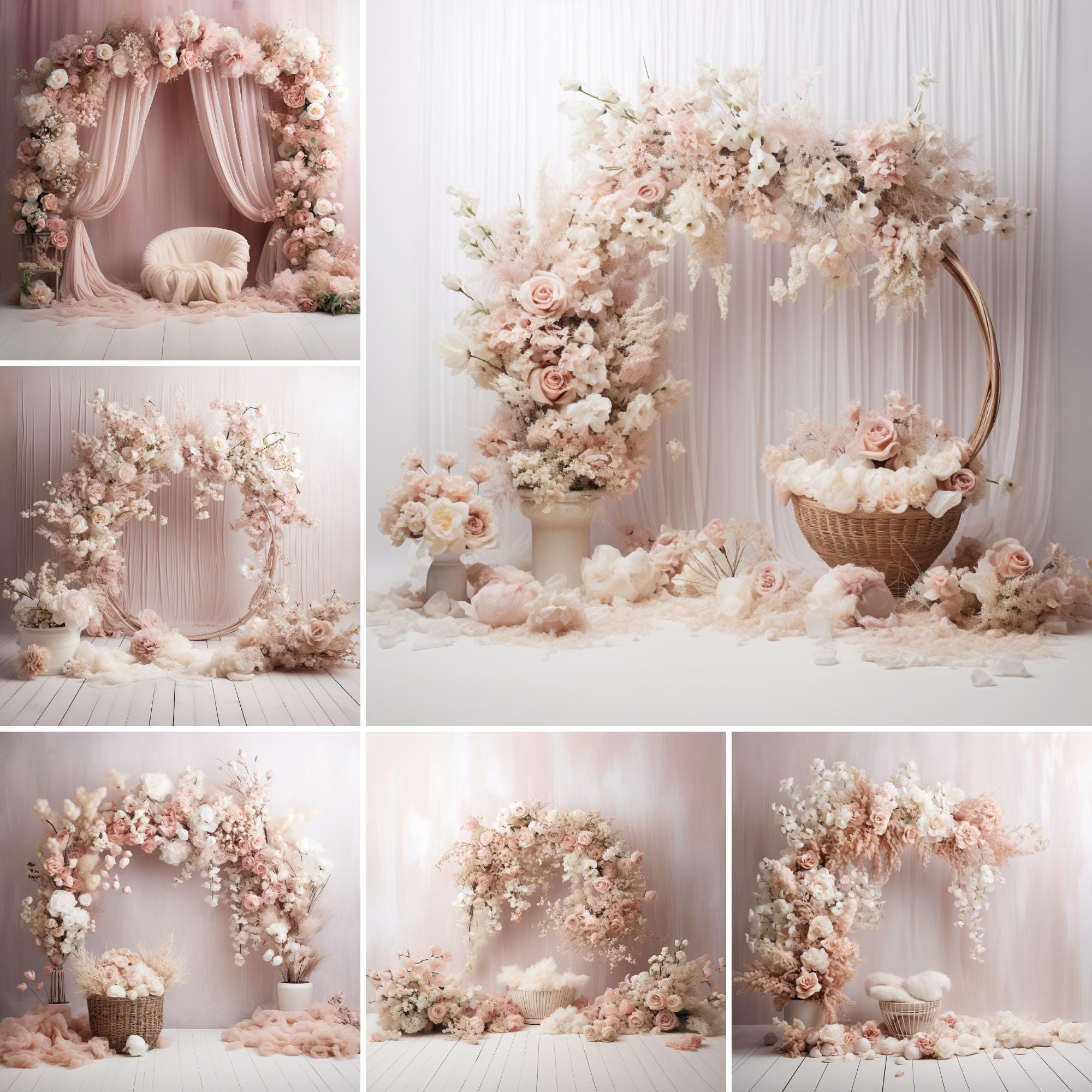 Simple Baby Backdrop Newborn Baby Backdrops | Soft Neutral Nursery Photography Backgrounds ...