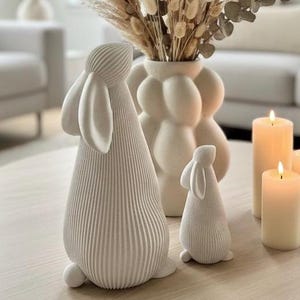 Minimalistischer Osterhase – Moderne Deko für Frühling und Ostern – 3D Druck image 7