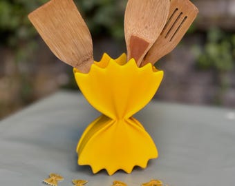 Pasta Utensil Holder – Modern Kitchen Organizer | Minimalist Countertop Storage | Decorative Pasta Vase | Housewarming Gif