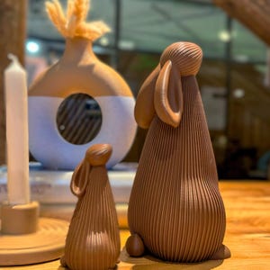 Minimalistischer Osterhase – Moderne Deko für Frühling und Ostern – 3D Druck image 5