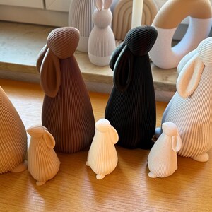 Minimalistischer Osterhase – Moderne Deko für Frühling und Ostern – 3D Druck image 14