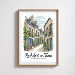 Poster di Rochefort-en-Terre – Un arredamento vivo ad ogni passo