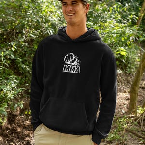 桜庭和志 KS MMA ロゴ ブラック パーカー スウェットシャツ