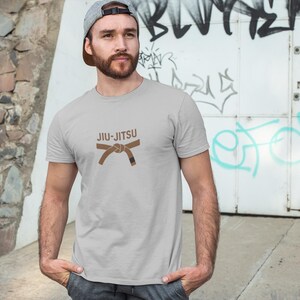 Jiu-Jitsu Brown Belt T-Shirt, Martial Arts Tee, Jiu-Jitsu Lover Gift, BJJ Shirt, Brazilian Jiu-Jitsu Top