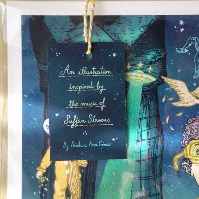 Subaru  Sufjan Stevens' 19 songs featured /// A3 print image 1