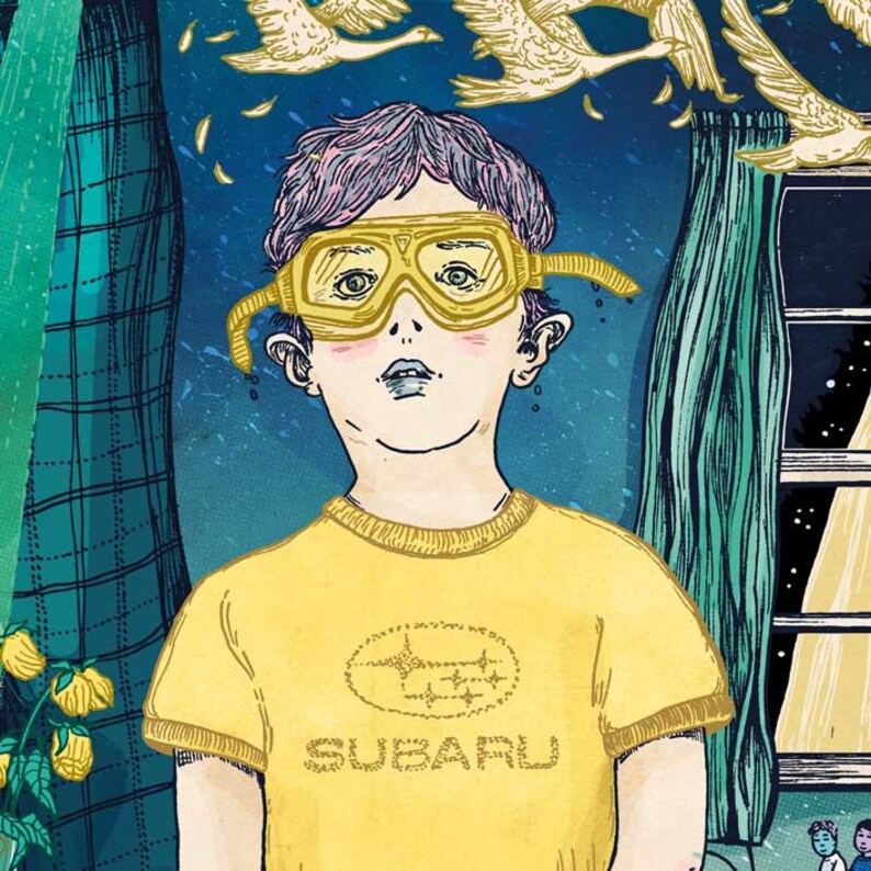 Subaru  Sufjan Stevens' 19 songs featured /// A3 print image 4