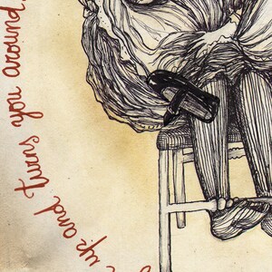 Death Cab for Cutie A Lack of Color /// Songinspired Illustration