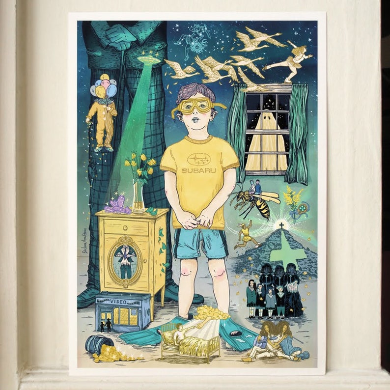 Subaru  Sufjan Stevens' 19 songs featured /// A3 print image 0