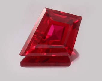 AAA Burmese Pigeon Blood Red Ruby, Kite Cut Gemstone 14.30 CT