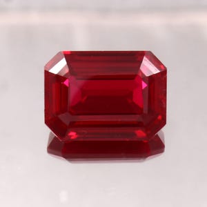 AAA Quality Natural Burmese Pigeon Blood Red Ruby Excellent Cut Luster Loose Gemstone Radiant Cut For Making Ring And Jewelry 21.40 CT