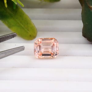 AAA natürlicher makelloser brasilianischer Morganit-facettierter Ausgezeichneter Schnitt-Glanz Strahlender geschliffener loser Edelstein für Ring-Schmuckherstellung 3.30 CT