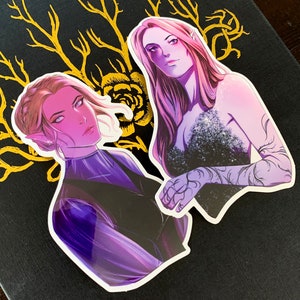 Licensed A Court of Thorns and Roses Feyre or Nesta Sticker