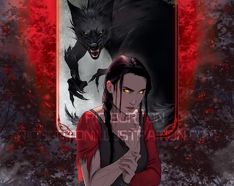 The Nightmare Print- Licensed One Dark Window Art