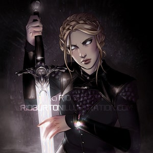Licensed Nesta Print- A Court of Silver Flames