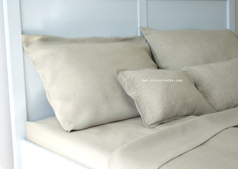 Linen Pillowcase Set nature Pillow Sham Linen Etsy