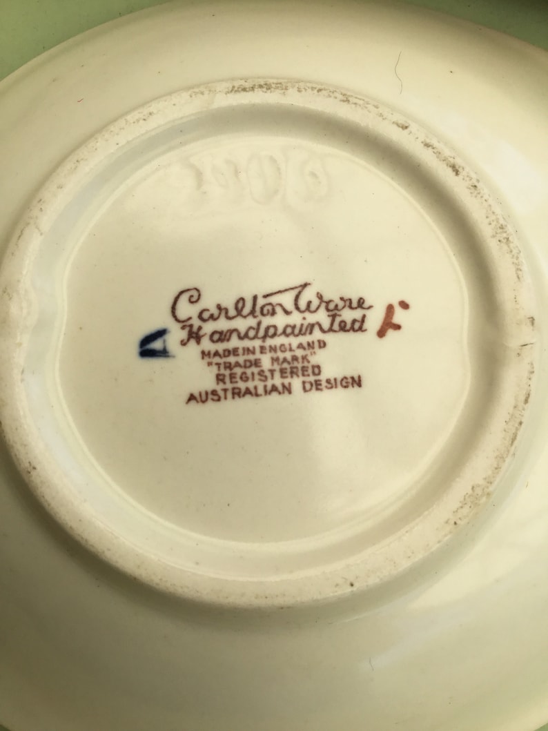 Vintage Carlton ware Australian design Dish and Spoon Boxed