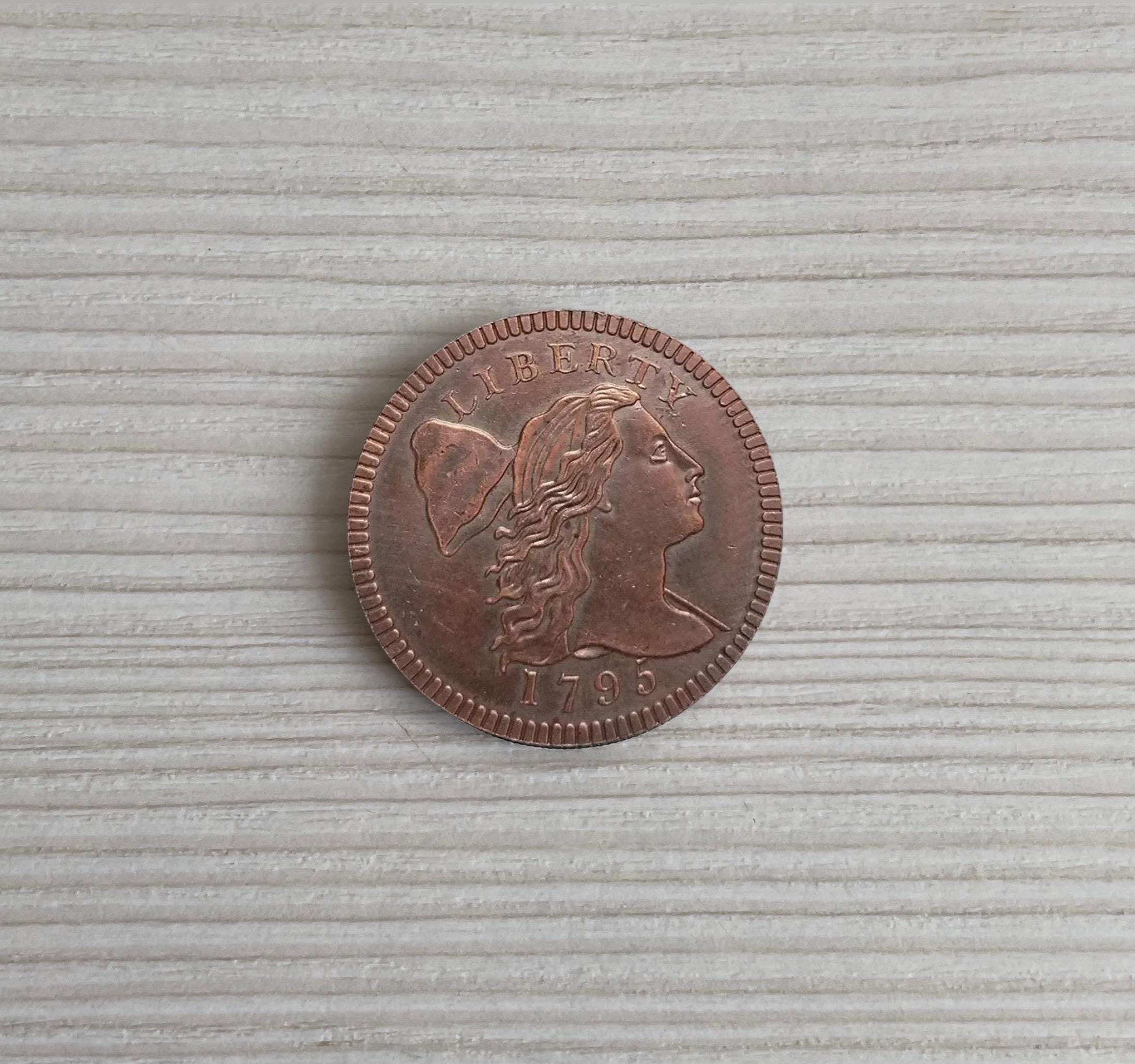 1795年 リバティ アメリカ合衆国 1795 Liberty Cap Half Cent Values & Prices By Issue | Greysheet