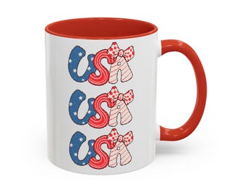 Fourth of July Coffee Cup, July 4th Mug, USA Mug, Patriotic Mug, 4th of July Mug, Independence Day Mug, America Mug, Summer mug