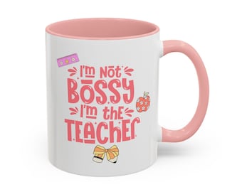 Funny Teacher Mug- Personalized Teacher Mug- Teacher Gift- Cute Teacher Cup- Back to School Teacher Mug- Teacher Coffee Cup