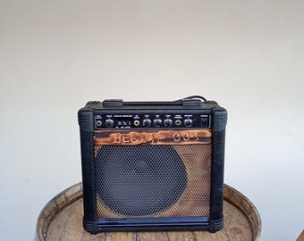Poignée En Cuir PU Noir Pour Ampli Guitare - Style Vintage, Confortable Et Durable