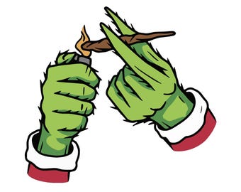 Sm*king Grinch - SVG PNG - Cricut - Instant download - Digital Files
