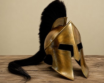 Handmade Wearable 300 Spartan Helmet | Steel Warrior Replica, Cosplay, Medieval Decor