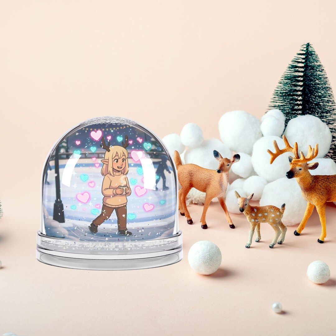 Deltarune Noel Snow Globe – Cozy Winter Fan Art Collectible Gift - Etsy