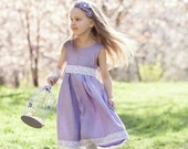 Lavande fleur fille robe - mariage violet Ultra - Pâques fille robe - occasion spéciale enfant lilas fille