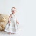 Reviewed by Anonymous reviewed Linen girl dress - Rustic Flower girl dress with lace - Eco friendly children summer clothing