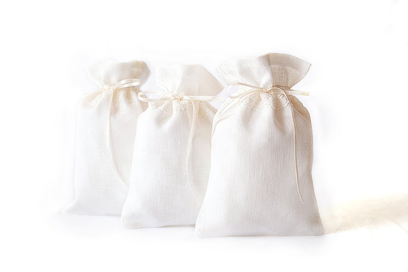 Wedding Gift bags set 50 Ivory Gift Bags Wedding Favors Etsy